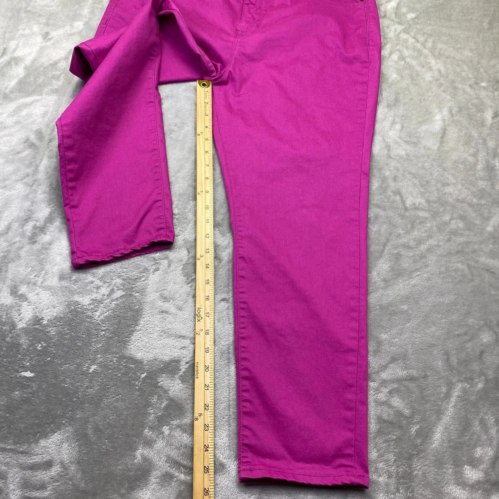 Curve Appeal Magenta Pink Minimalist Jeggings Jeans Women's Size‎ 16/33 Fits 34